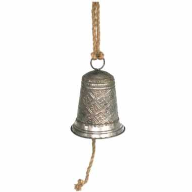 Kerstbel/kerstklok 12 x 17 cm ijzer