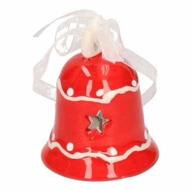 Rode kerstklokjes hanger